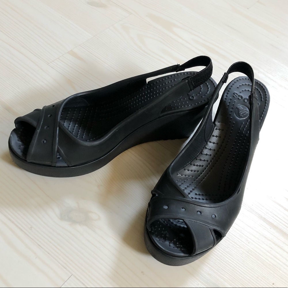 Crocs wedges sandals